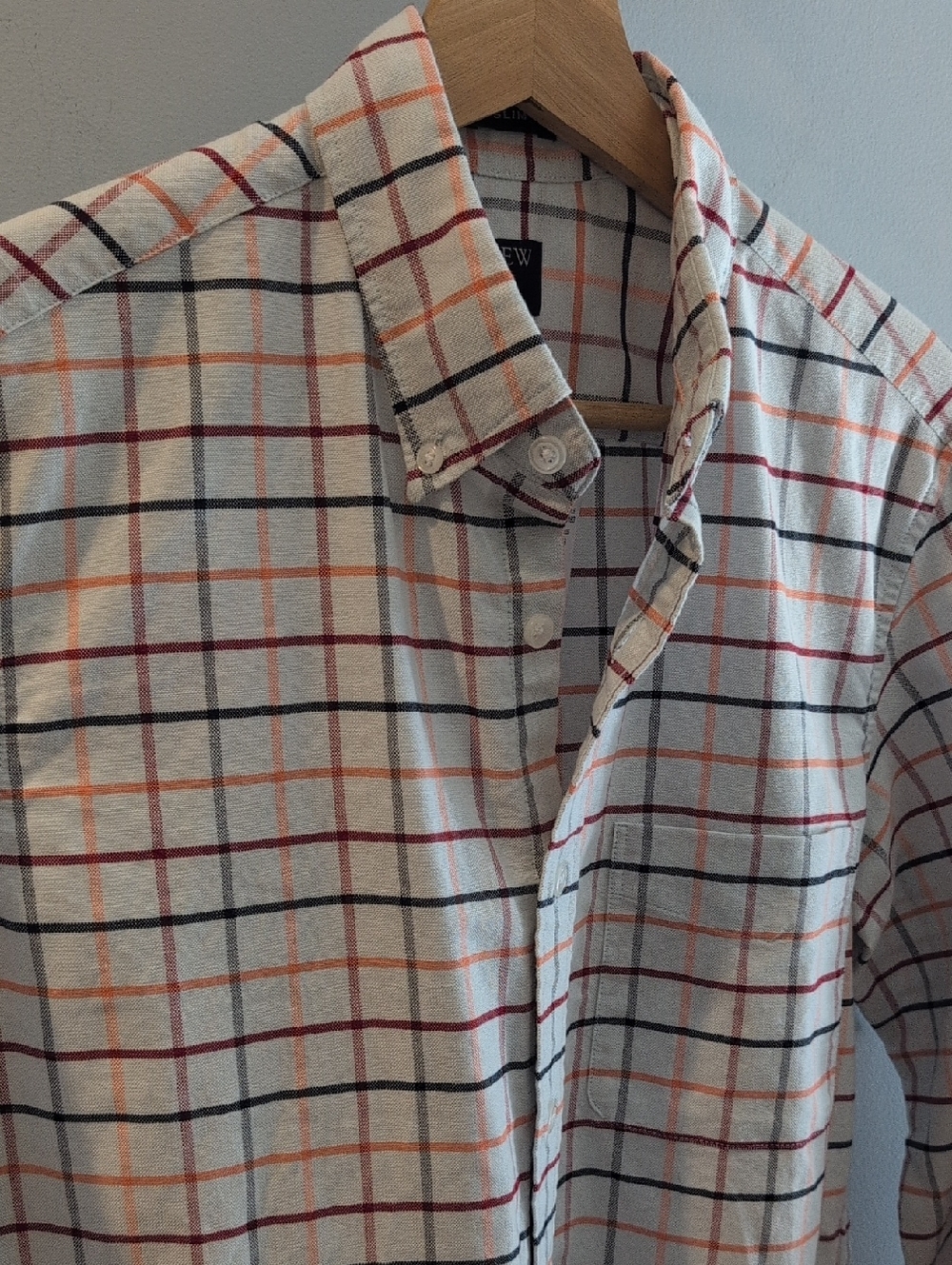J. Crew Men's Small Slim Fit Flex Oxford Long Sleeve Button Down NWT Style#AD163 - Picture 5 of 16